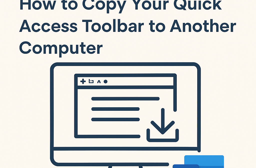 Word tip: how to export Quick Access Toolbar