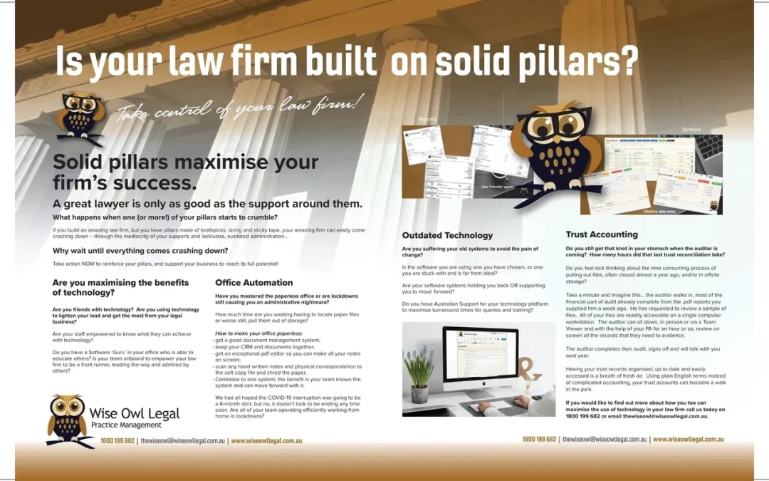 Is your law firm built on solid pillars?