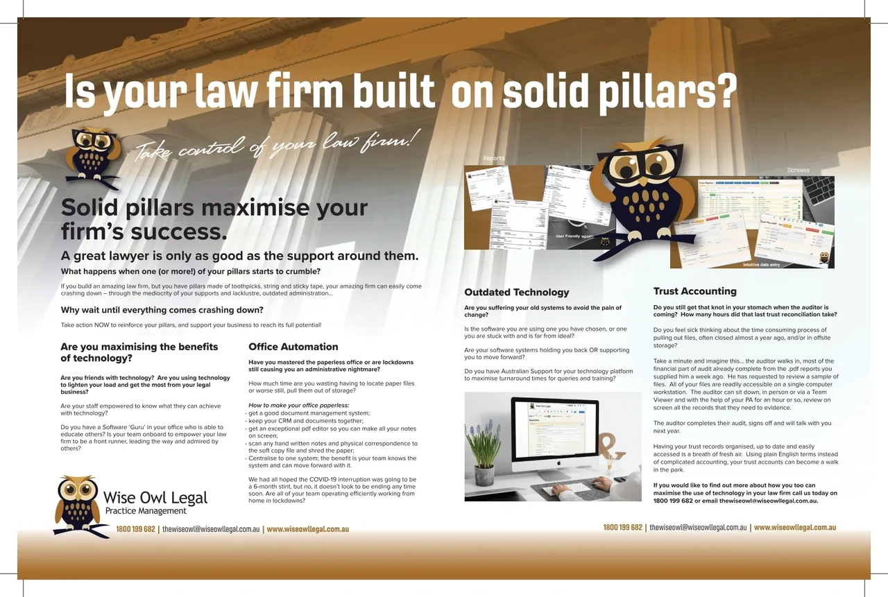 Is your law firm built on solid pillars?